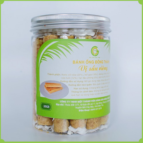 Bánh ống sầu riêng